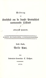 Amtsbeskrivelse over Vejle Amt 1826